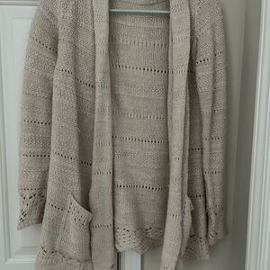 Cozy Tan Knit Sweater